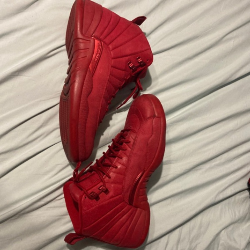 Authentic Red Suede Retro 12 Jordan’s